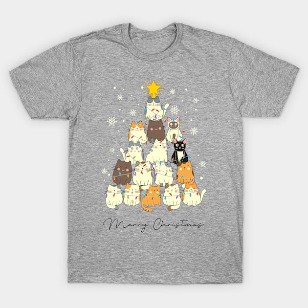 Merry Christmas Pets T-Shirt by CasualTeesOfFashion